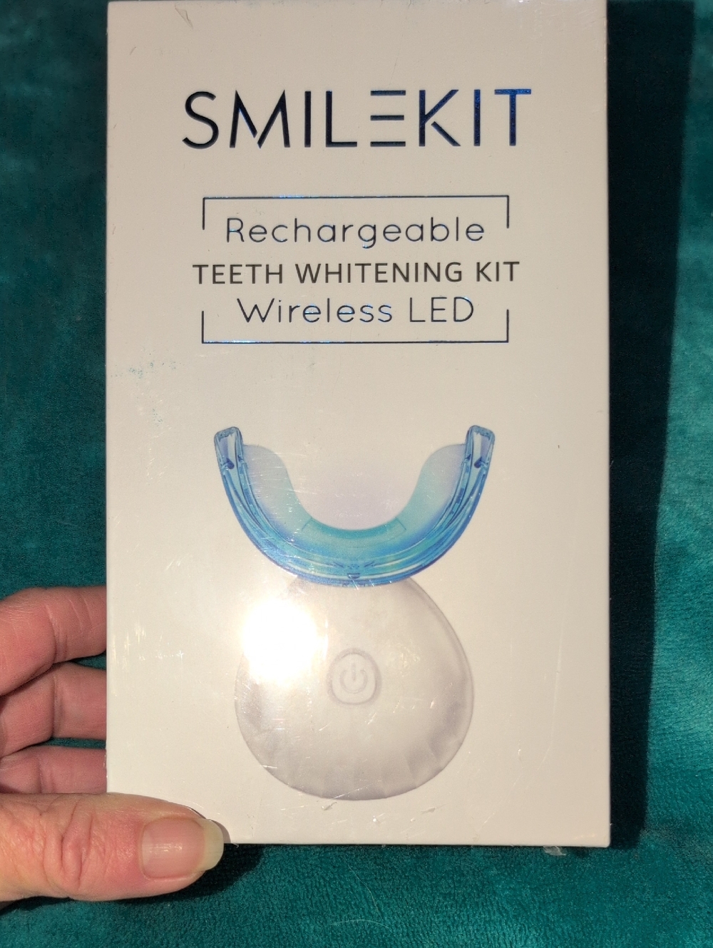 Rechargeable Teeth Whitening Kit - Blue/White